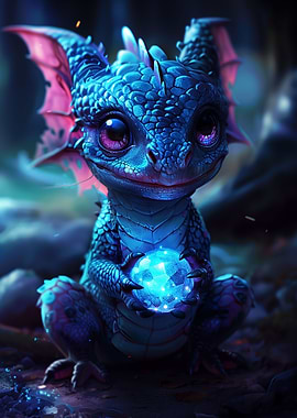 Cute Baby Dragon