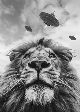 UFO Alien Lion