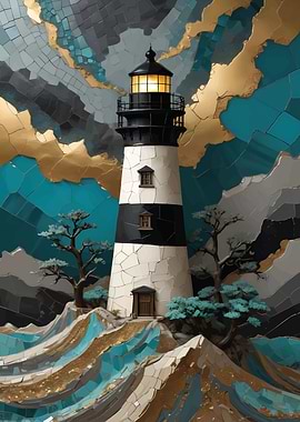 lighthouse Abstract