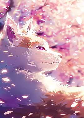 Baby Kitsune fox Blossom