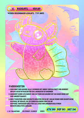 Rainbow Axolotl Nadilotl