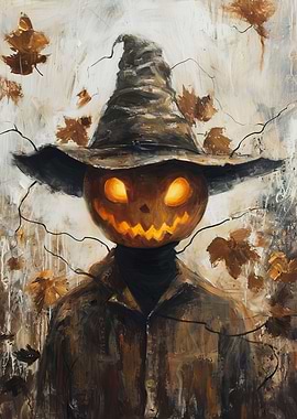 Pumpkin in Hat and Jacket