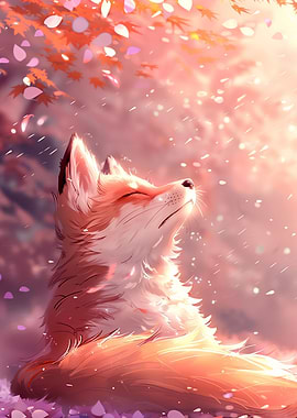 Baby Kitsune fox Sakura