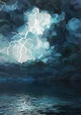 Oceanic Night Storm
