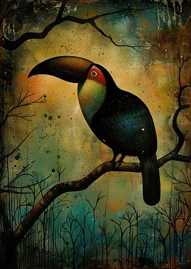 Toucan painting