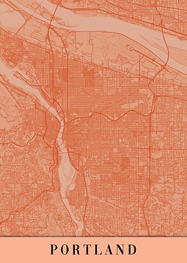 Portland Orange Map