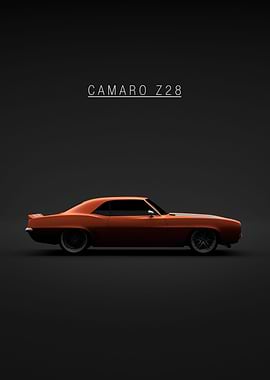Camaro Z28 302 1969 Orange