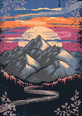 A Mountain Illustration