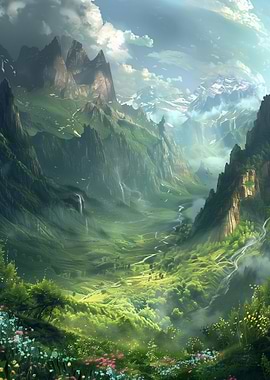 Forest Mountains Landscape
