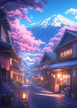 Mt Fuji Sakura Street