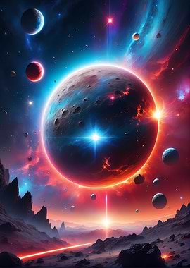 Epic Planet sci fi scene