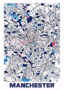 Map of Manchester