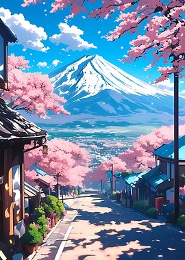 Mt Fuji Cherry Blossoms