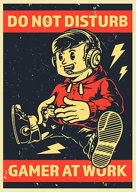 Dont Disturb Gamer At Work