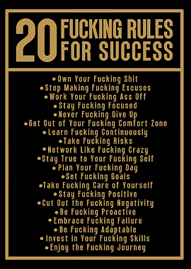 20 Rules For Success