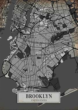 Brooklyn United States Map