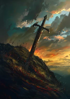 Sword Of A Knight Scenery