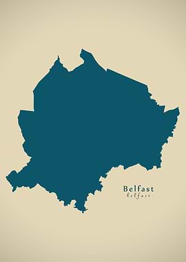 Belfast map