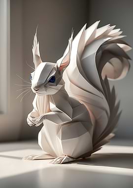 Origami Squirrel