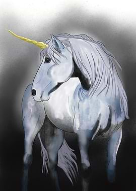 The blue unicorn