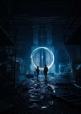 Scifi Abandoned Factory