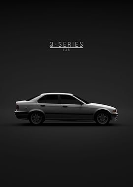 BMW E36 1994 White