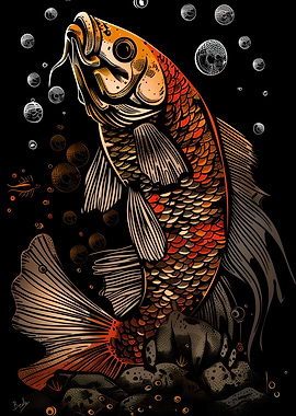 Deep Sea Glowing Fish