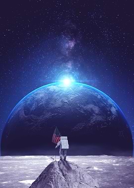 Astronauts On The Moon