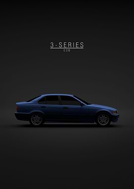 BMW E36 1994 Blue
