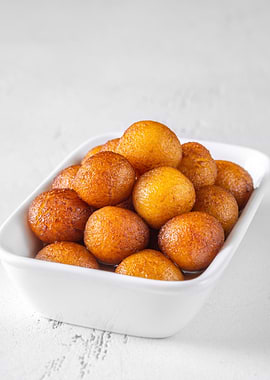 Gulab jamun dessert