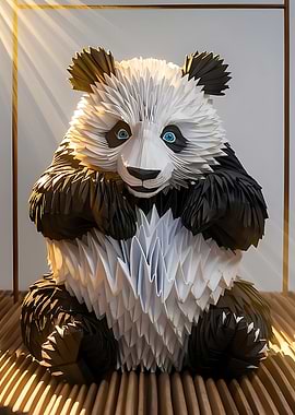 Origami Panda