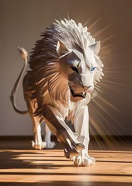Lion Origami