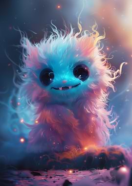 Unfluffy Pink Monster