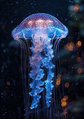 Luminous Jellyfish Grace