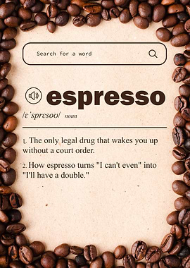 Coffee Dictionary Espresso