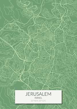 Jerusalem Green Map