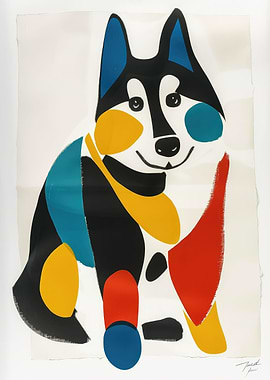 siberian husky art