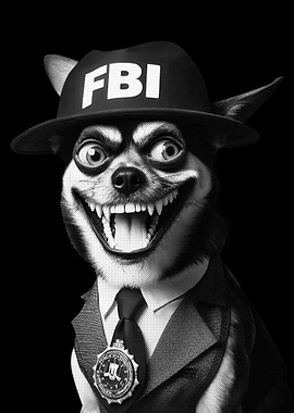 Funyy Dog FBI