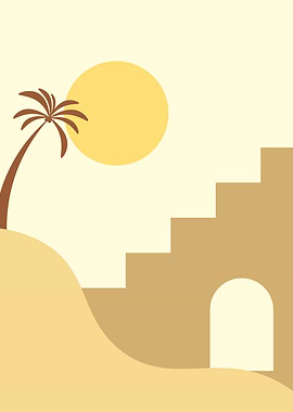 Minimalistic landscape