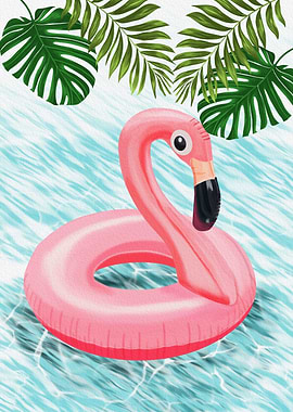 Flamingo Float