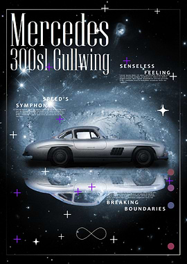 Mercedes SLR Gullwing Car