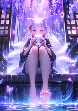 Japanese Mystic Fox Girl