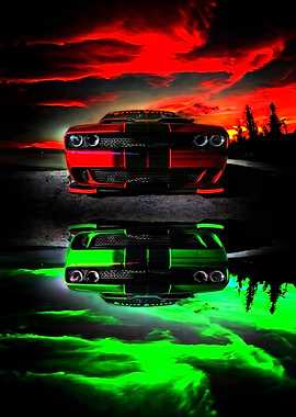 dodge challenger mirror