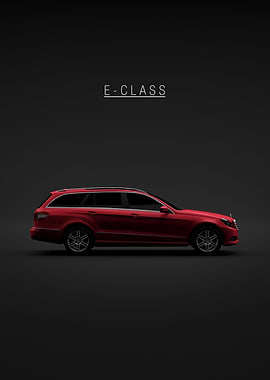 2010 E Class estate Red
