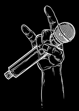 Devil Horns Microphone
