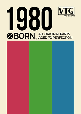 Born in 1980 Vintage
