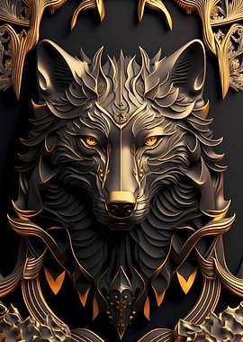 Majestic Wolf Sentinel