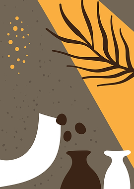 Scandinavian modern shapes