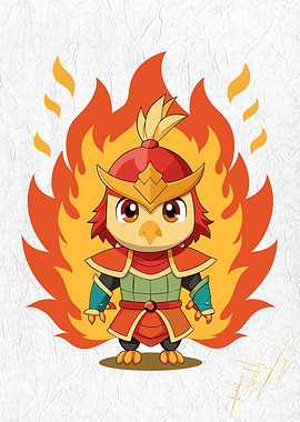 Phoenix Samurai Hero