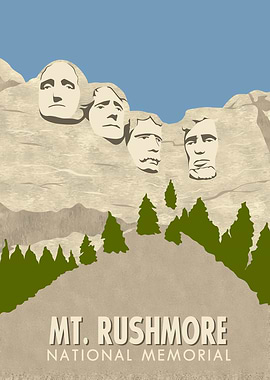 Mount Rushmore memorial